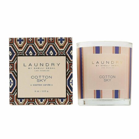 LAUNDRY BY SHELLI SEGAL 8 oz Cotton Sky Scented Candle 96067092
